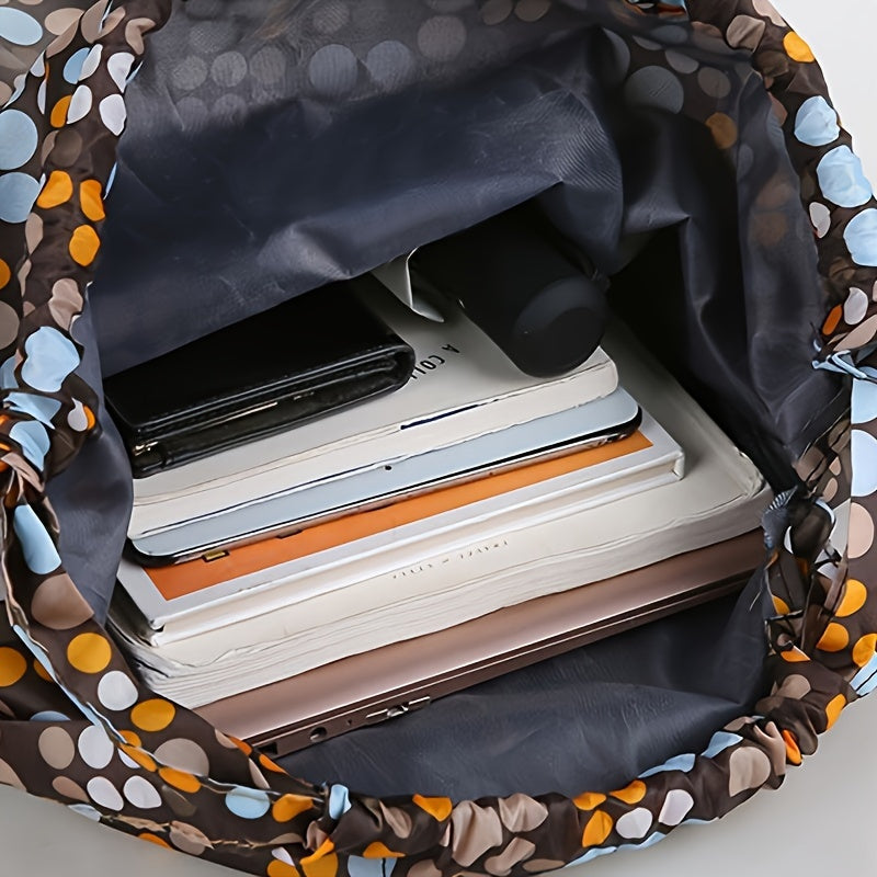 Qingdao | Stylischer Rucksack mit Polka-Dot-Muster