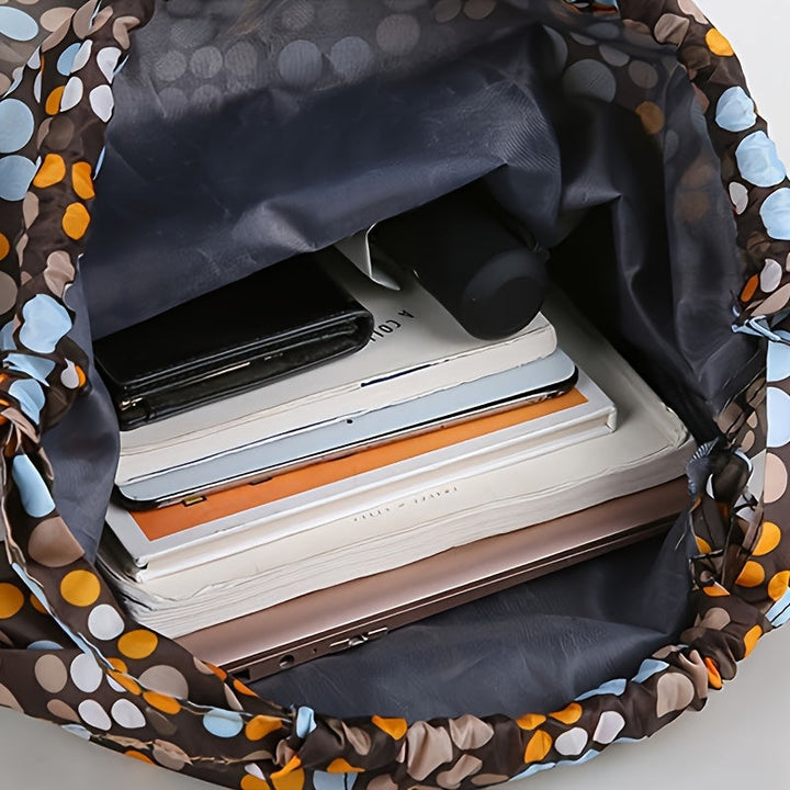 Qingdao | Stylischer Rucksack mit Polka-Dot-Muster