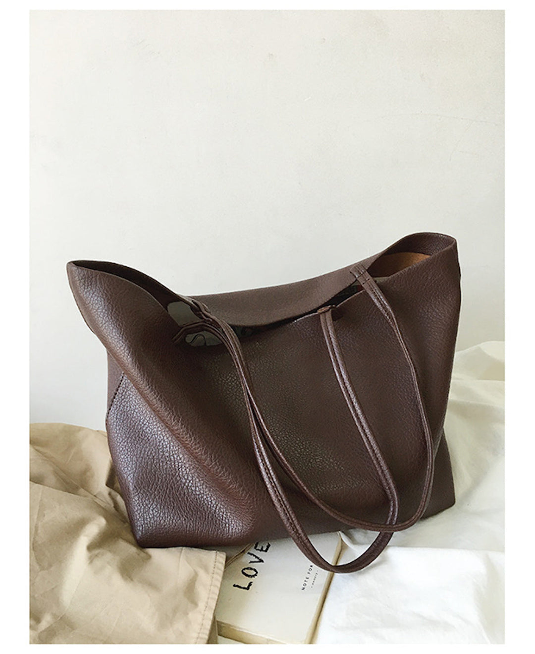 Lübeck | Elegante Leder Tote Bag