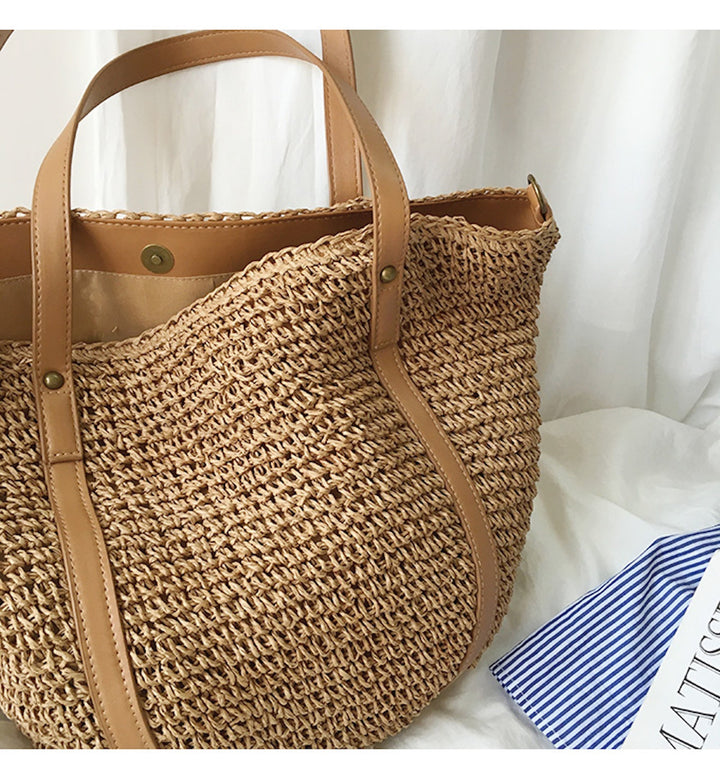 Takamatsu | Geflochtene Sommer Tote Tasche
