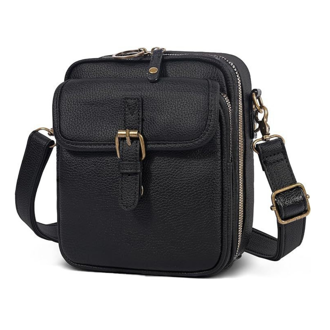 Rostock | Kompakte Leder-Crossbodytasche Damen"