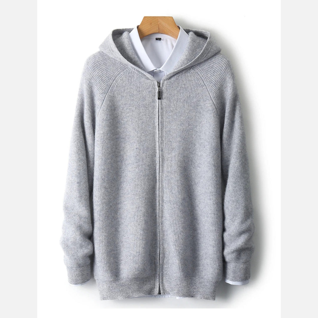 Brunson | Strick-Hoodie aus Merinowolle
