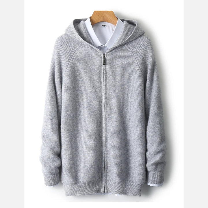 Brunson | Strick-Hoodie aus Merinowolle