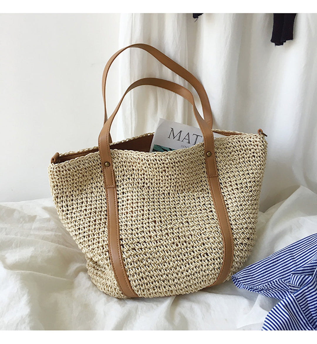 Takamatsu | Geflochtene Sommer Tote Tasche