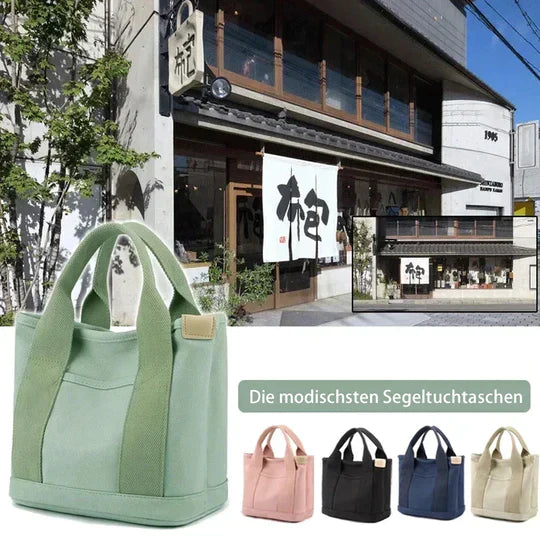São Paulo | Großzügige Canvas-Handtasche