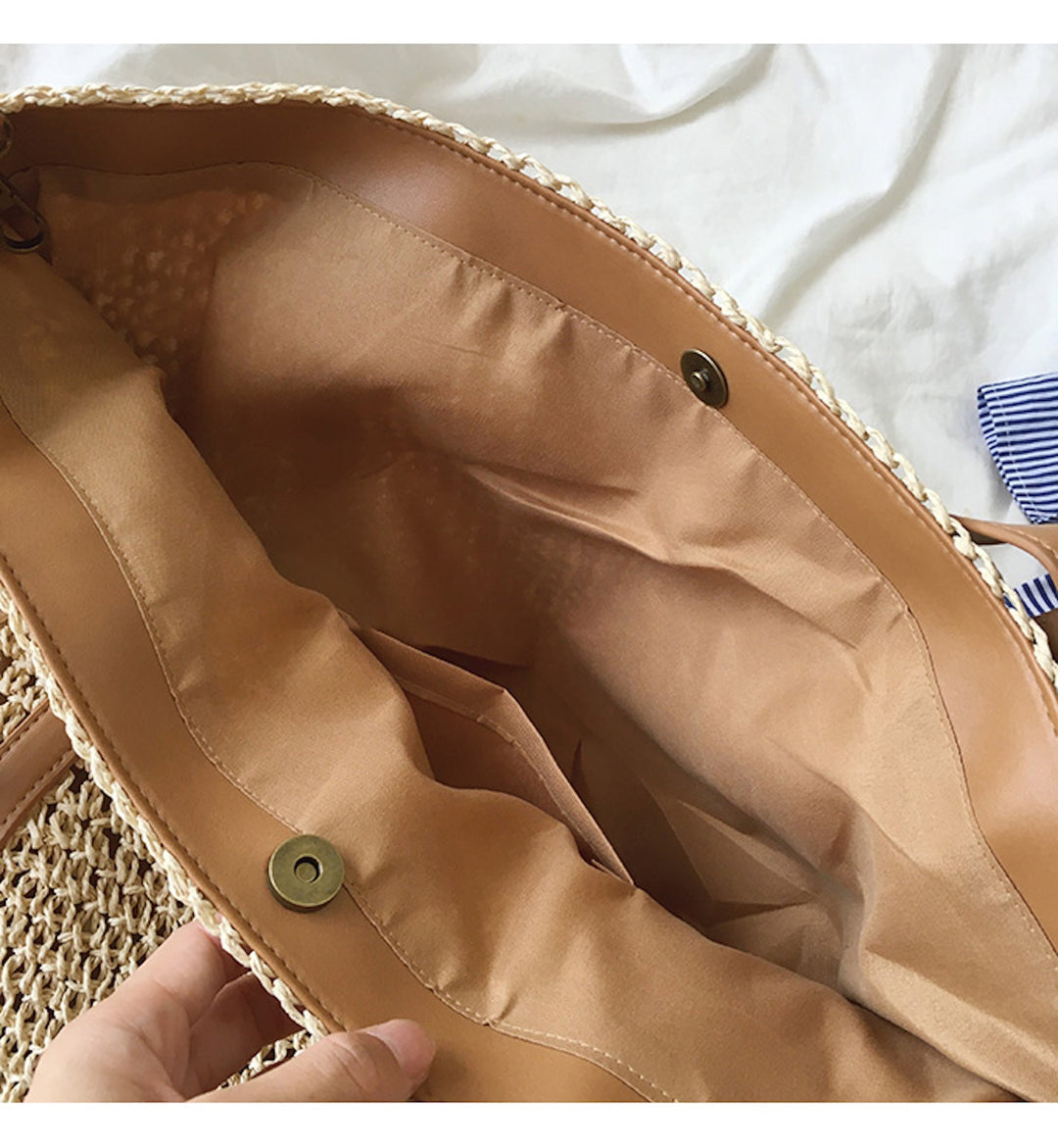 Takamatsu | Geflochtene Sommer Tote Tasche