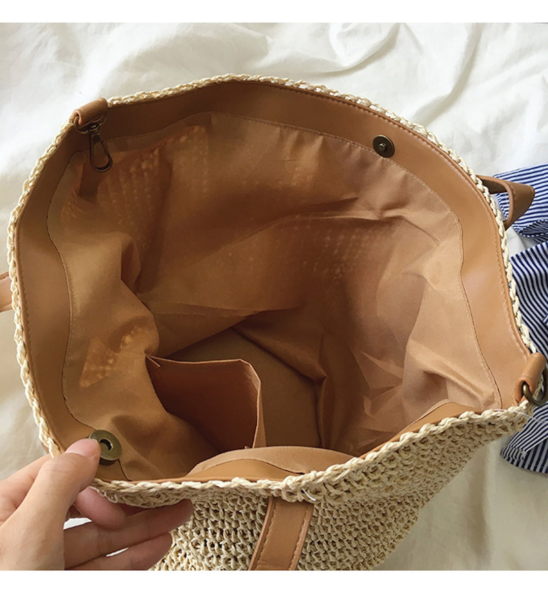 Takamatsu | Geflochtene Sommer Tote Tasche