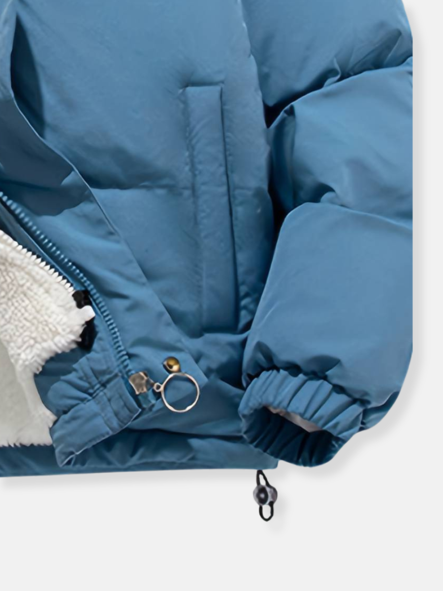 Yvette | Moderner Warmer Wintermantel mit Reißverschluss (unisex)