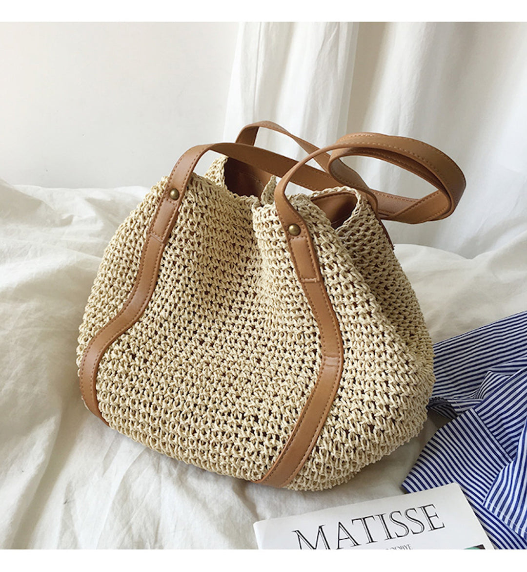 Takamatsu | Geflochtene Sommer Tote Tasche