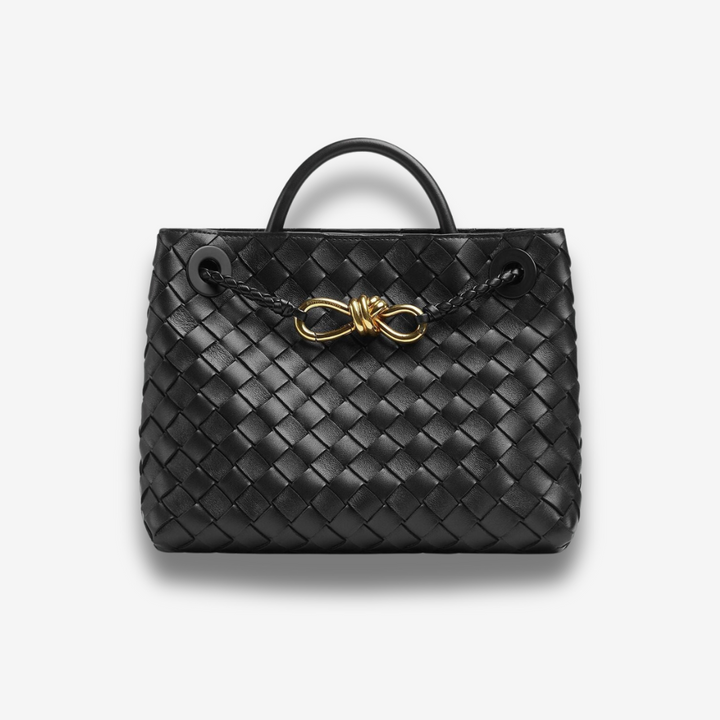 Mangilao | Gewebte vegane Tote Bag mit Golddetail