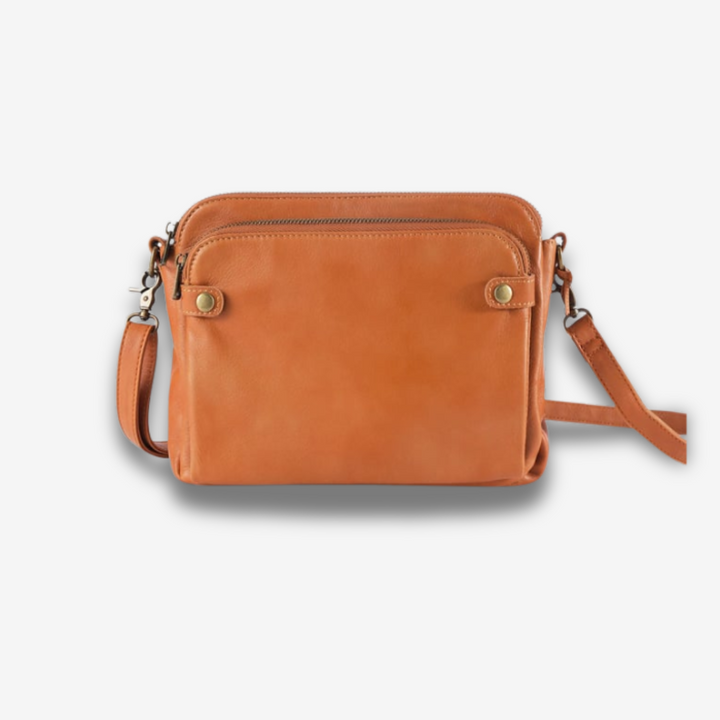 Kanchanaburi | Geräumige elegante Schultertasche Leder
