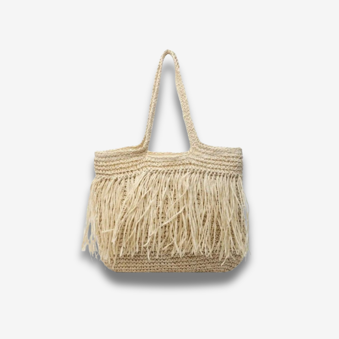 Honolulu | Raffia Fringe Sommer-Tote