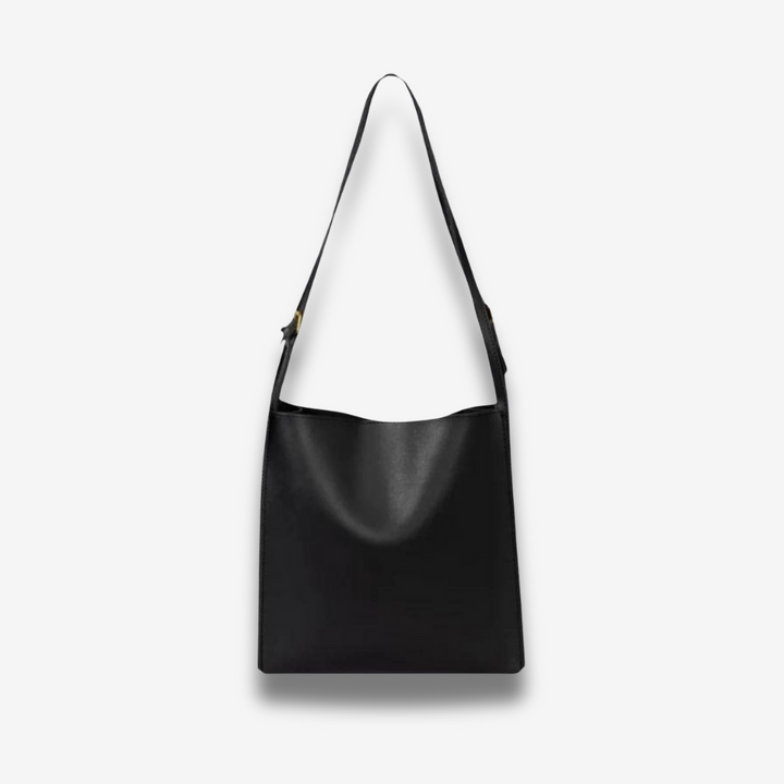 Goma | Halbmond-Schultertasche aus veganem Leder