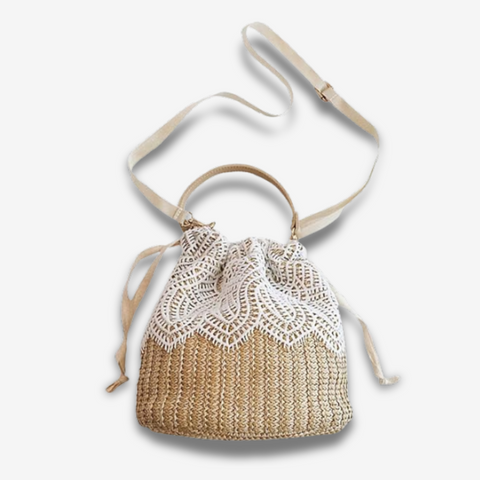 Geneva | Stylische Mini-Strohtasche