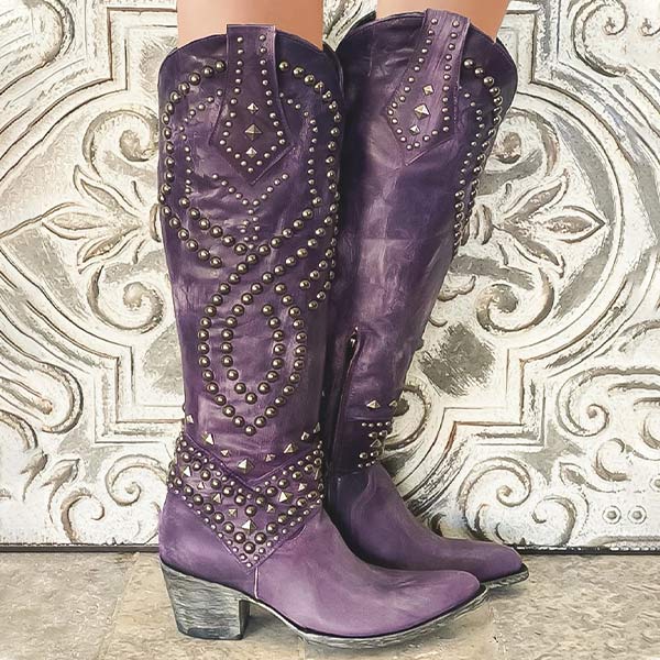 Liorenna | Western-Stiefel mit hohem Schaft