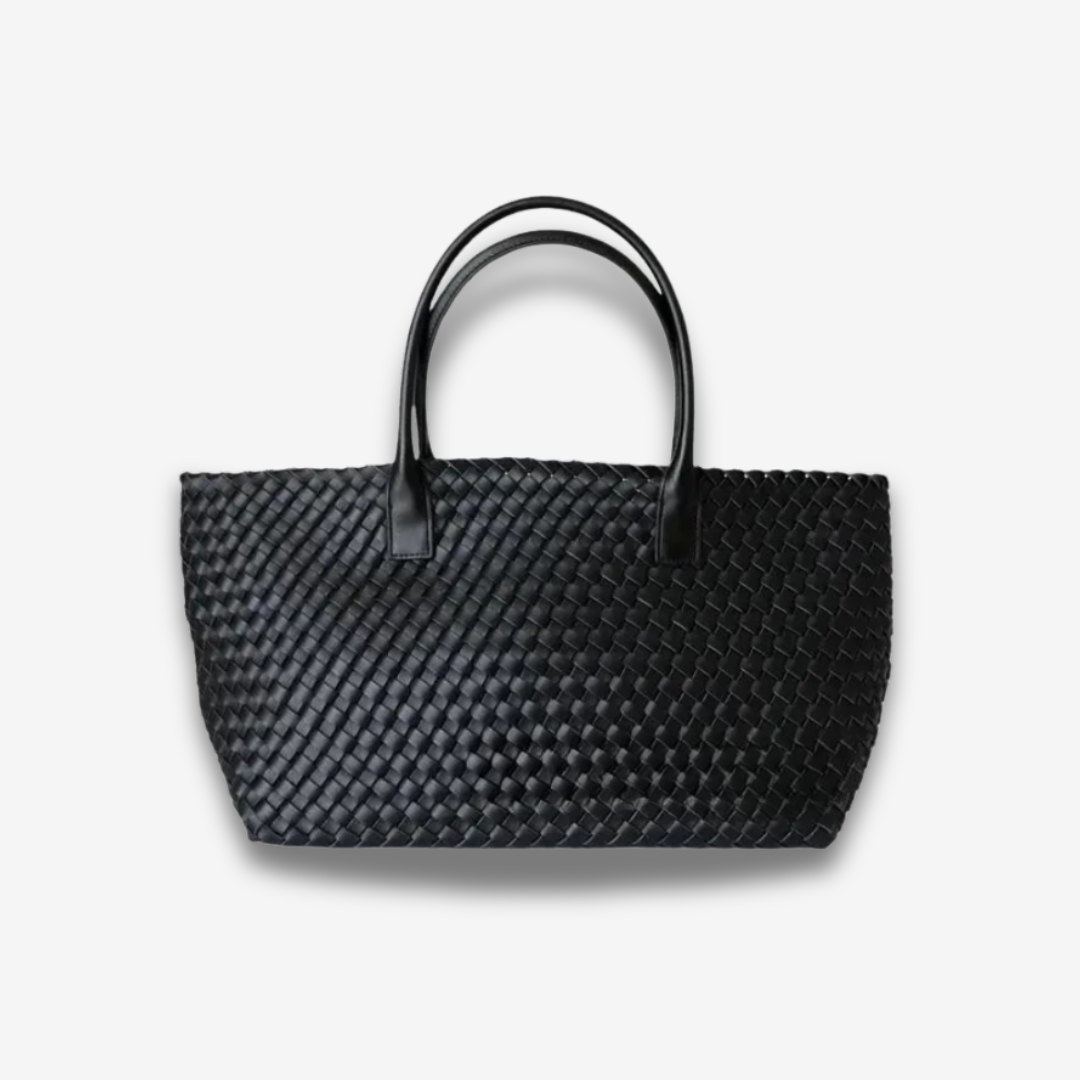 Oranjestad | Geflochtene Leder‑Tote