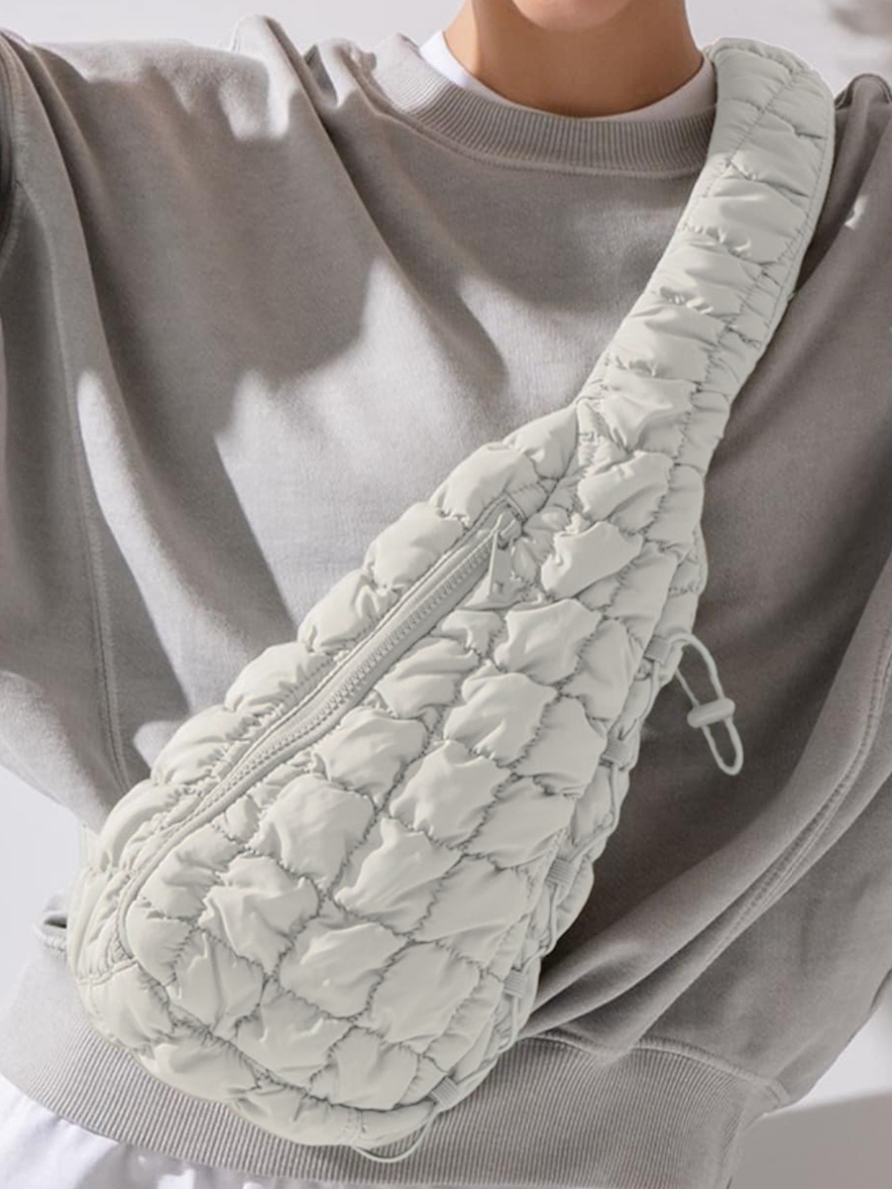 Panama  | Gepolsterte Kordelzug‑Crossbody