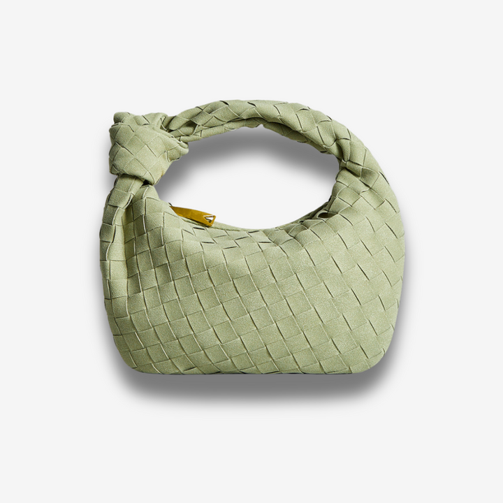 Dresden | Geflochtene Schultertasche mit Knoten-Design