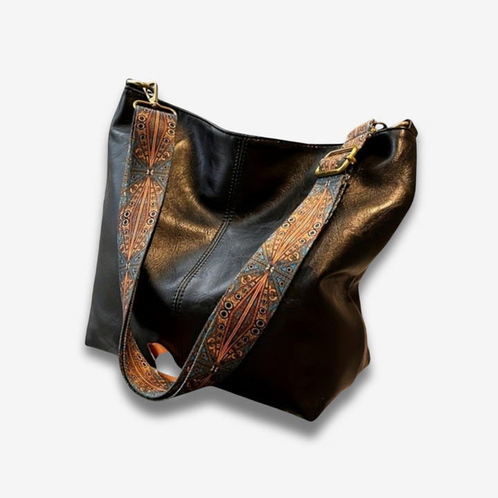 Ilulissat | Elegante Lederhandtasche mit Fächern