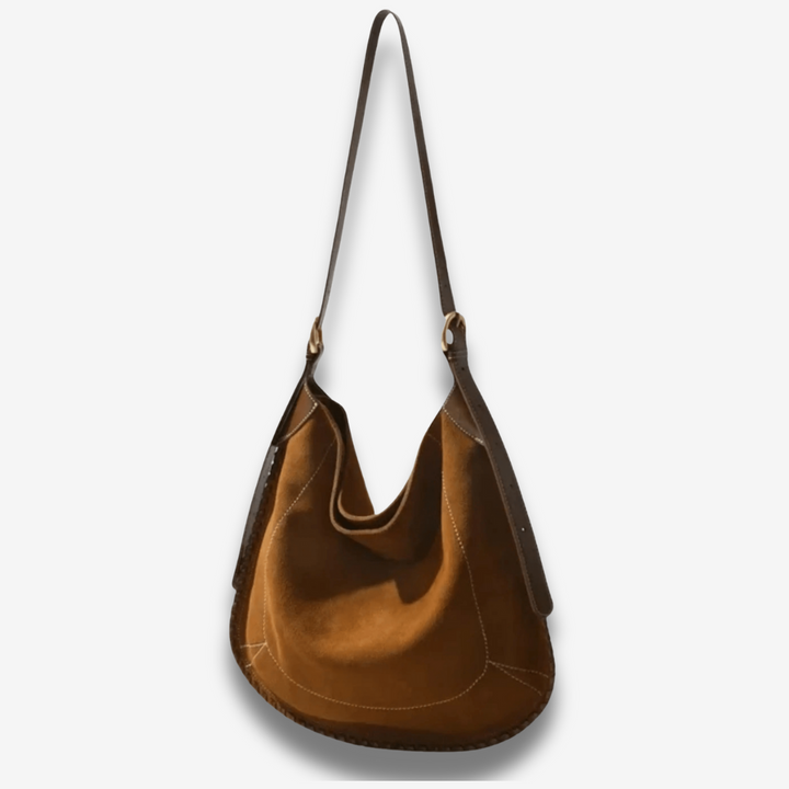 Ashgabat | suede Hobo‑Bag im Slouch‑Style