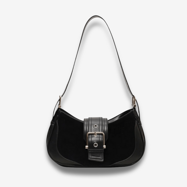 Daegu | Vintage Velours‑Schultertasche