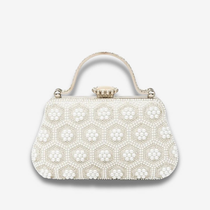 Providence | Perlen‑&‑Kristall Abendhandtasche