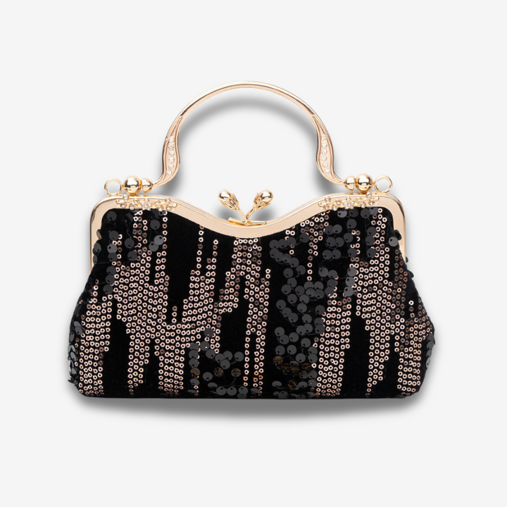 Toliara | Vintage Pailletten Abendtasche