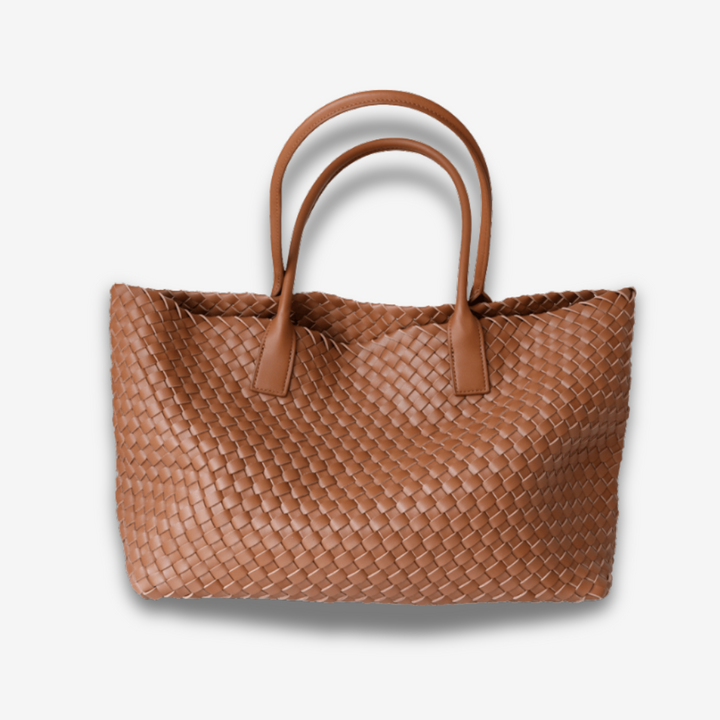 Antibes | Geflochtene Leder Tote Bag