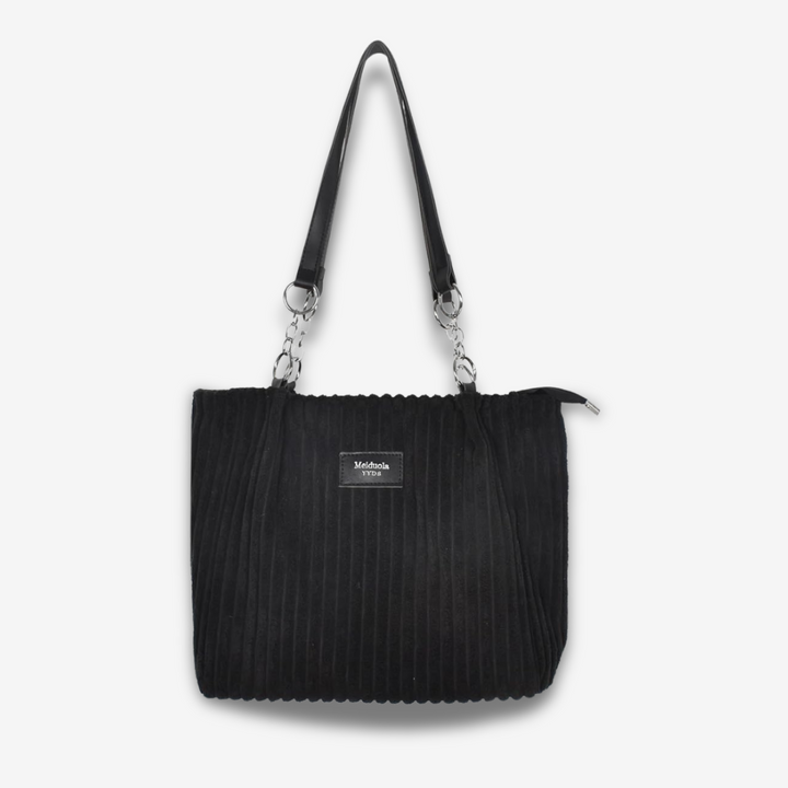Monterrey | Gerippte Samt-Schultertasche
