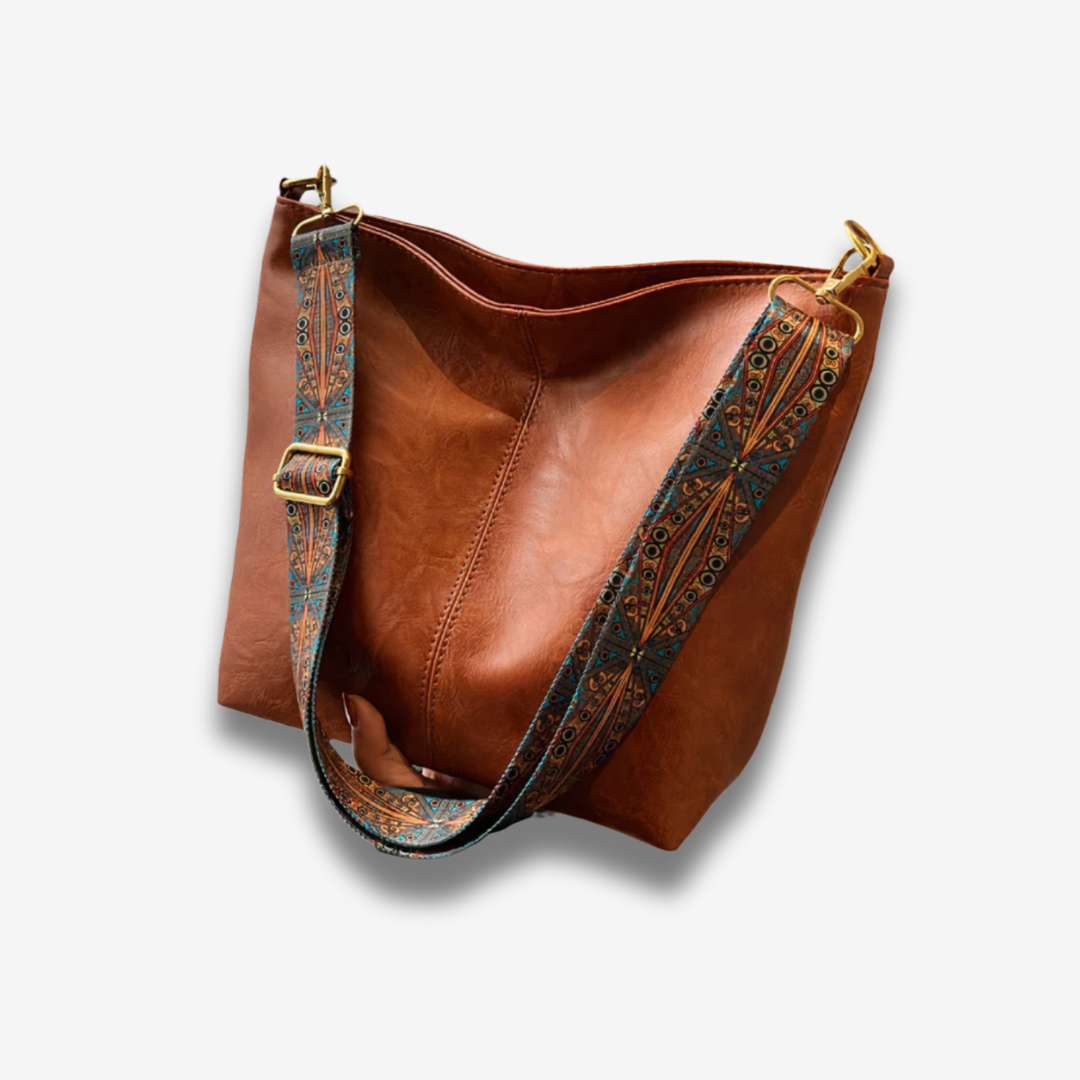 Havanna | Vintage Schultertasche aus Kunstleder