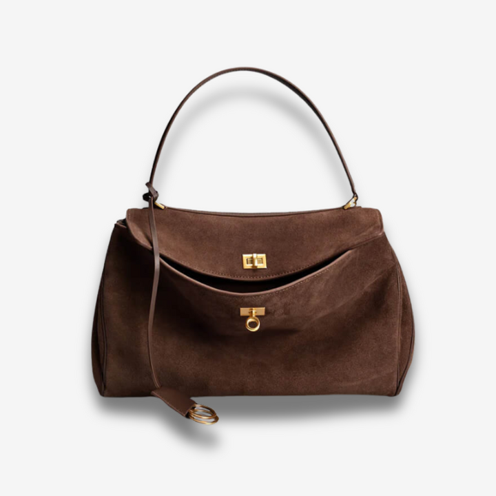Zarzis | Elegante Handtasche aus veganem Wildleder