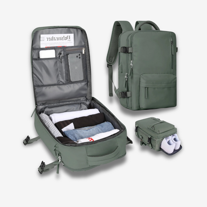 Menongue | großer wasserdichter Reisetaschen-Rucksack