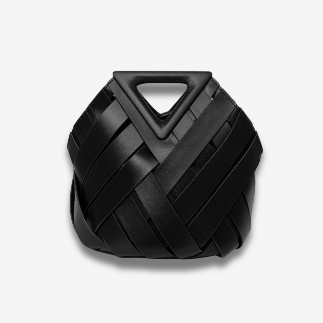Musoma | Geflochtene Leder-Handtasche elegant vielseitig