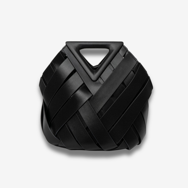 Musoma | Geflochtene Leder-Handtasche elegant vielseitig