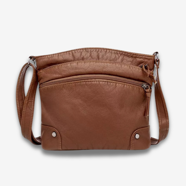 Lima | Klassische Leder‑Schultertasche