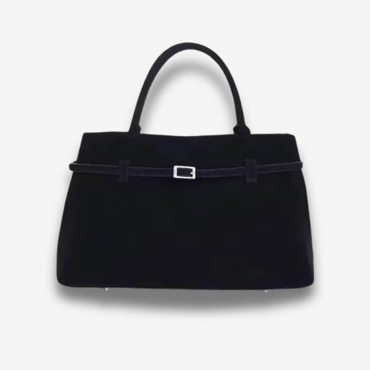 Ulsan | Braune Wildleder Handtasche