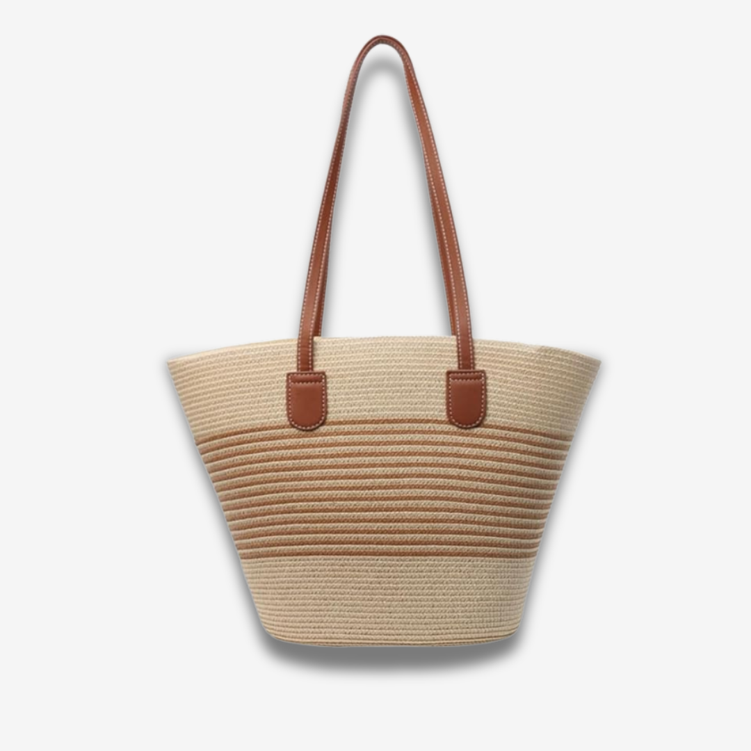 Miami | Geräumige Stroh-Schultertasche