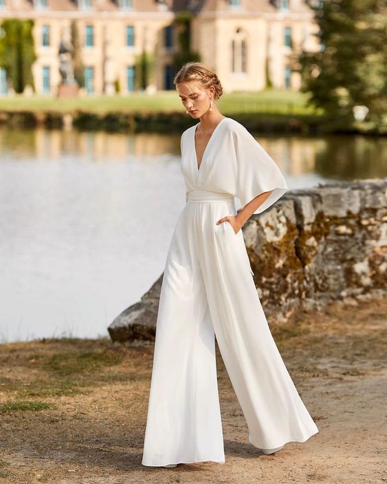 Eilidh | Eleganter Jumpsuit mit weitem Bein