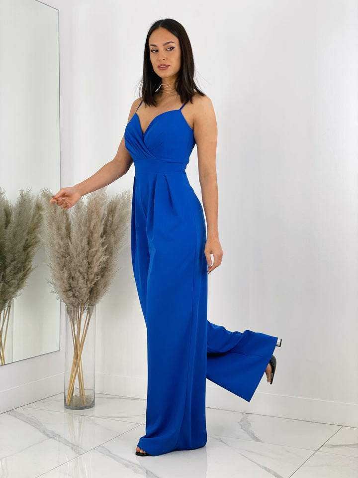 Ivanya | Krepp-Overall mit Abnähern