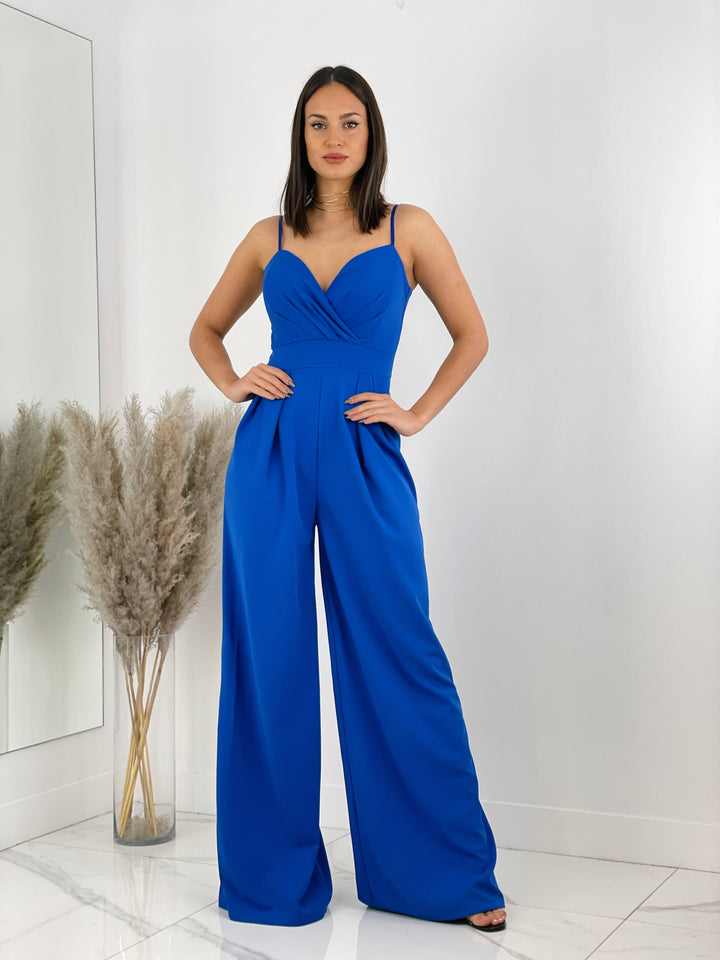 Ivanya | Krepp-Overall mit Abnähern