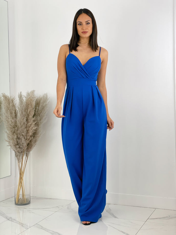 Ivanya | Krepp-Overall mit Abnähern