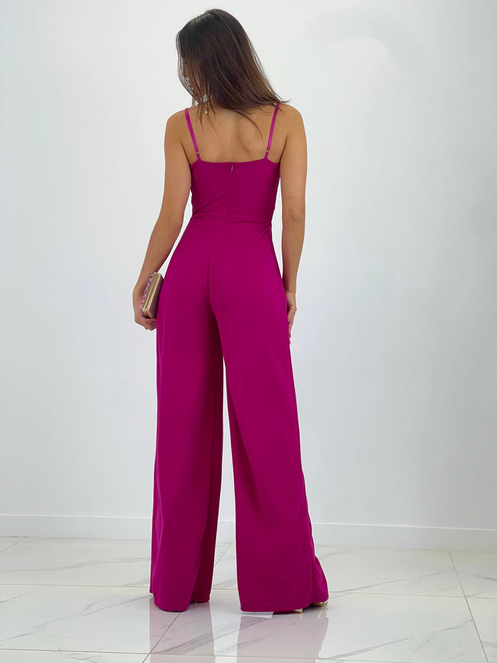 Ivanya | Krepp-Overall mit Abnähern