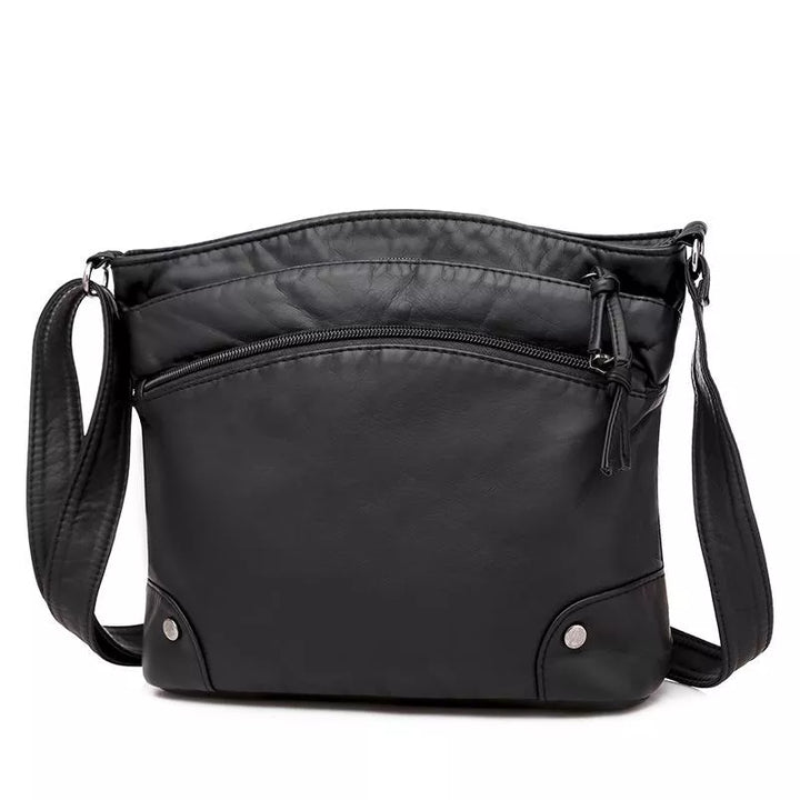 Lima | Klassische Leder‑Schultertasche