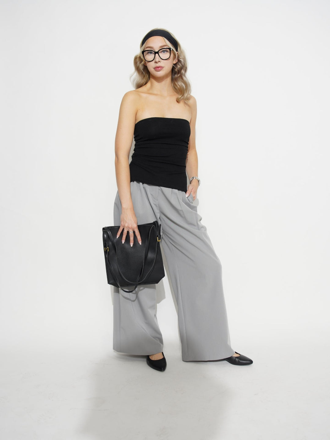 Goma | Halbmond-Schultertasche aus veganem Leder
