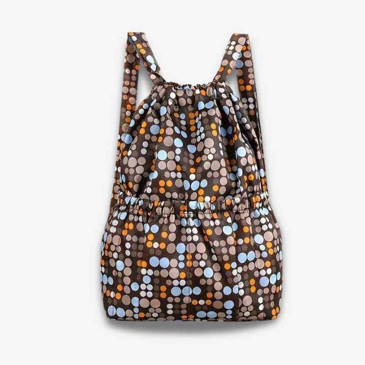 Qingdao | Stylischer Rucksack mit Polka-Dot-Muster