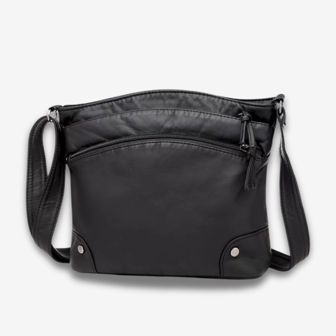Lima | Klassische Leder‑Schultertasche