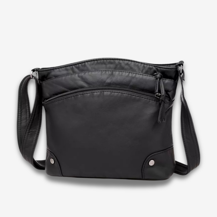 Lima | Klassische Leder‑Schultertasche