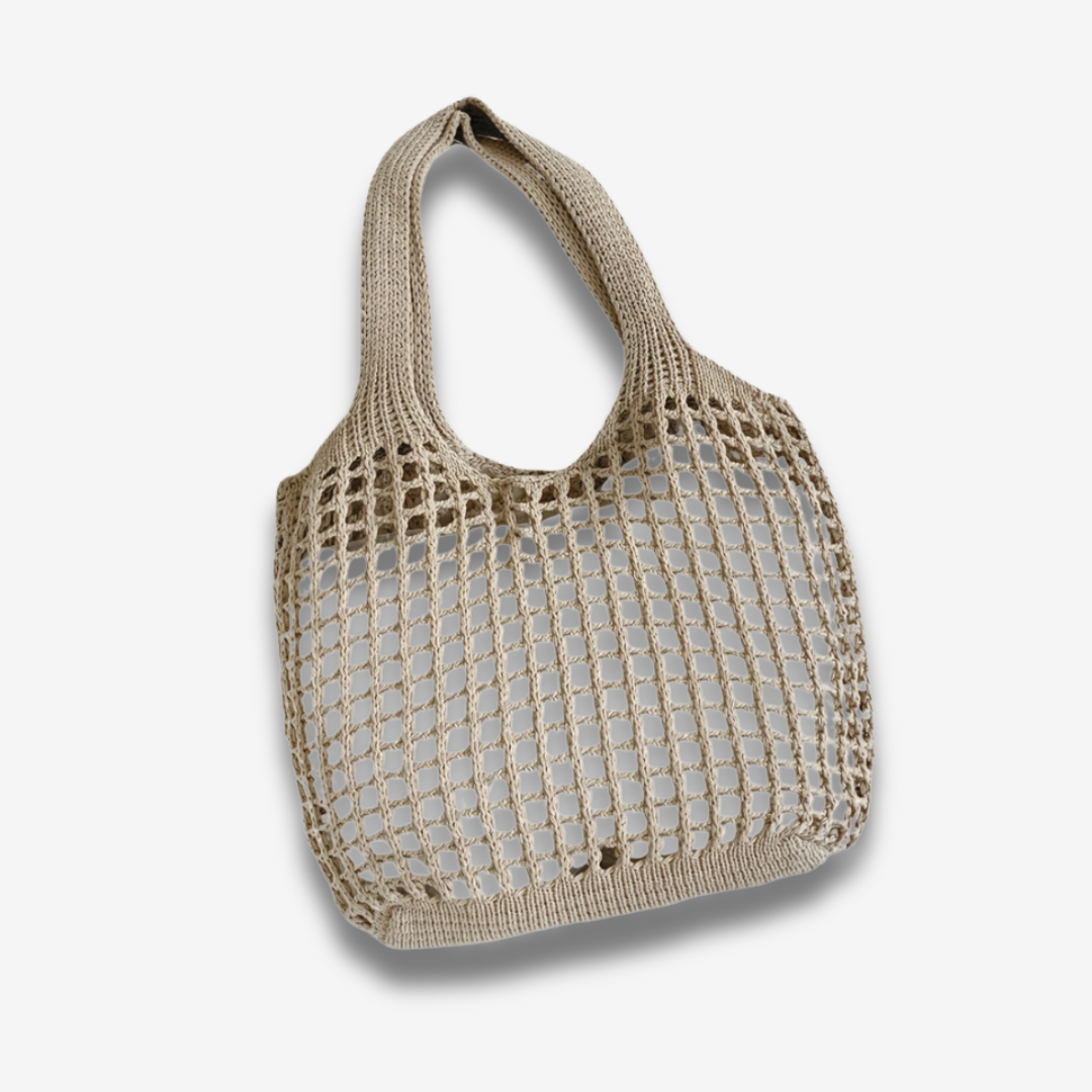 Taipei | Leichter Crochet Filet‑Tote