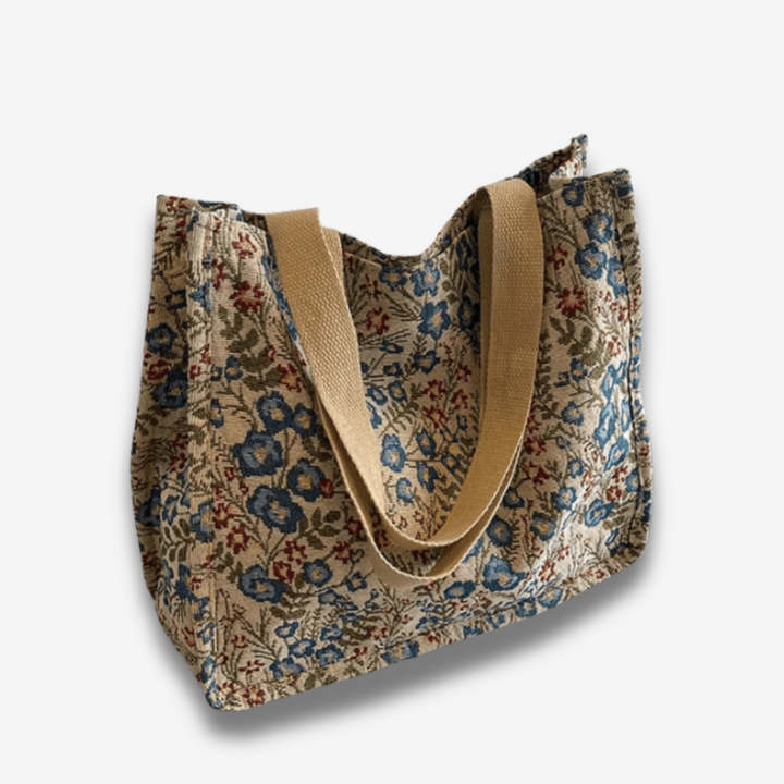 Rio | Florale Canvas Strandtasche