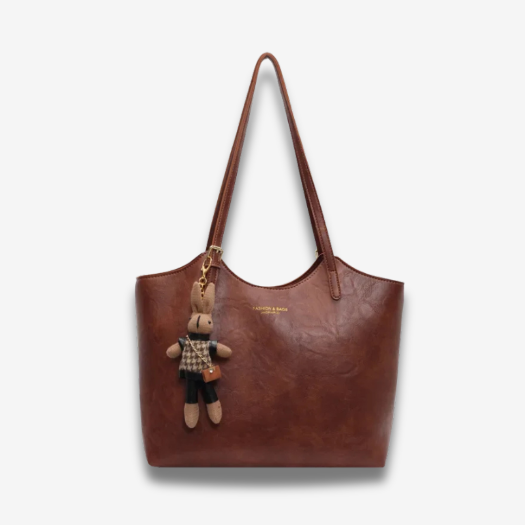 Isfahan | Strukturierter Leder Shopper mit Charme